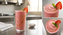 Truskawkowe smoothie ze skyrem: 5 składników i syci na długo