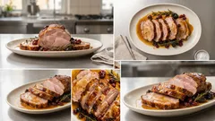 Karkówka pieczona w plastrach – miękka i soczysta dzięki marynacie z miodu i sosu sojowego