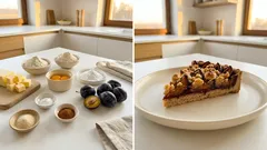 Kruche ciasto ze śliwkami i kruszonką – maślany spód, który zawsze się udaje