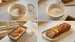 Chlebek cynamonowy z prażonymi jabłkami – wilgotny i prosty do zrobienia