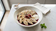 Pierogi ze śliwkami i cynamonem – trik z kisielem, dzięki któremu farsz nie wypływa