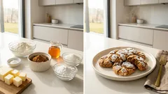 Popękane pierniczki z miodem – miękkie ciasteczka bez jajek, gotowe w 12 minut