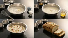 Wilgotny keks makowy z kokosem i bakaliami – prosty przepis z polewą czekoladową