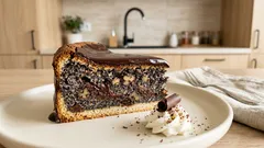 Makowiec czekoladowy na biszkoptach – szybki przepis z masy makowej z puszki