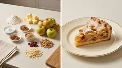 Świąteczna szarlotka z żurawiną i przyprawą do piernika – krucha, pachnąca zimą