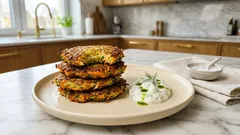 Placki z cukinii i marchewki: proste, rumiane i gotowe w kilkanaście minut