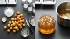 Gęsty dżem z mirabelek z 3 składników – szybki przepis z pektyną