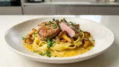 Polędwiczki w sosie kurkowym – szybki sposób na miękkie, soczyste mięso