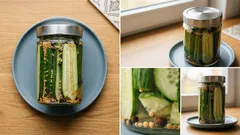 Domowe pikle z ogórków – chrupiące i słodko-kwaśne, z krótką pasteryzacją