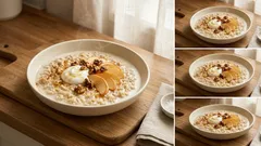 Owsianka jak szarlotka: jabłko, cynamon i kremowa konsystencja w 15 minut