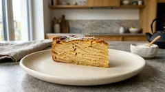 Niewidzialne ciasto z jabłkami: dużo owoców, mało ciasta i zawsze wychodzi soczyste